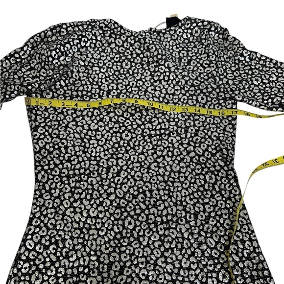 Michael Kors Metallic Leopard Dress NWT NEW REG $125 Medium Cocktail Club - Picture 6 of 13